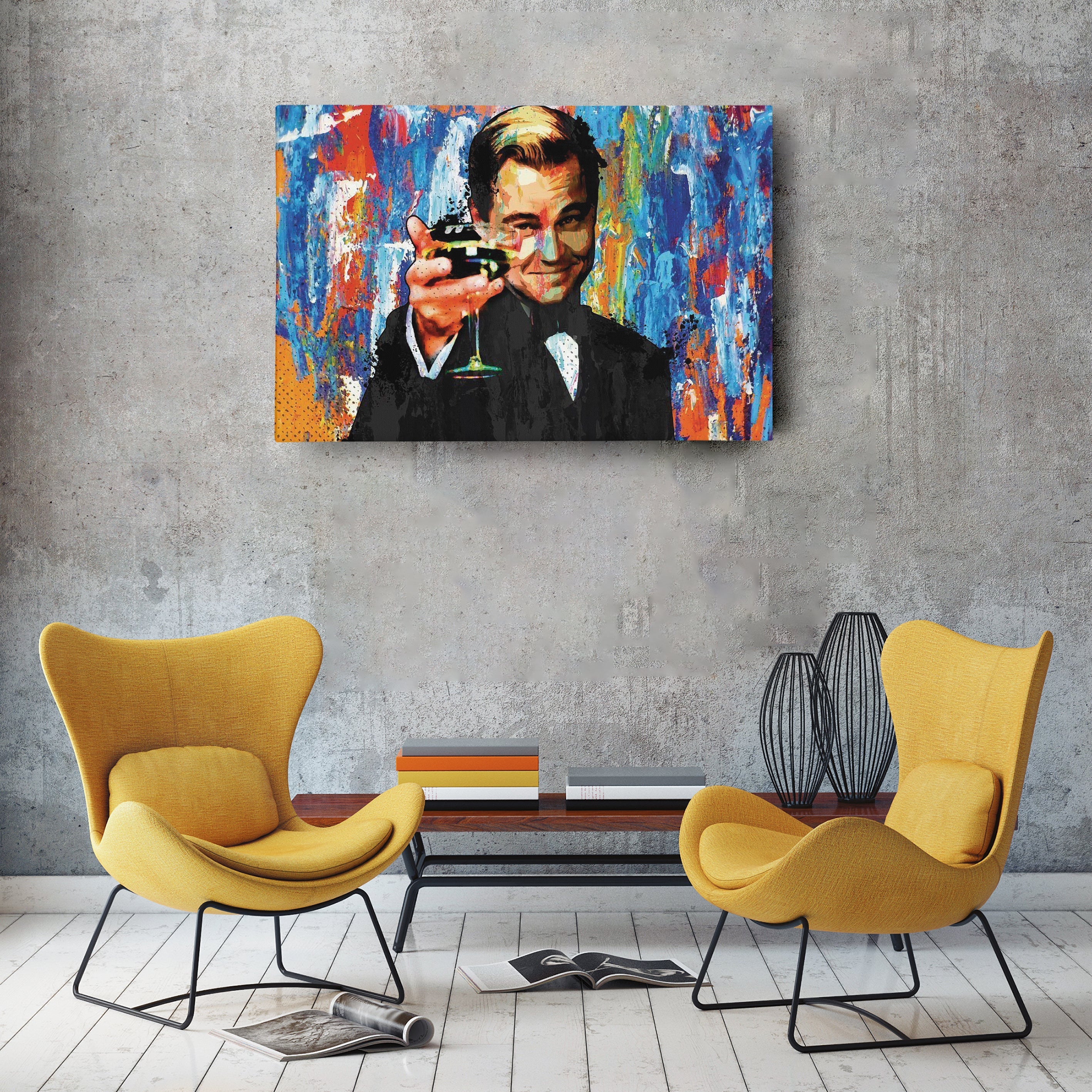 Great Gatsby Canvas Art – DiCaprio Movie Wall Decor