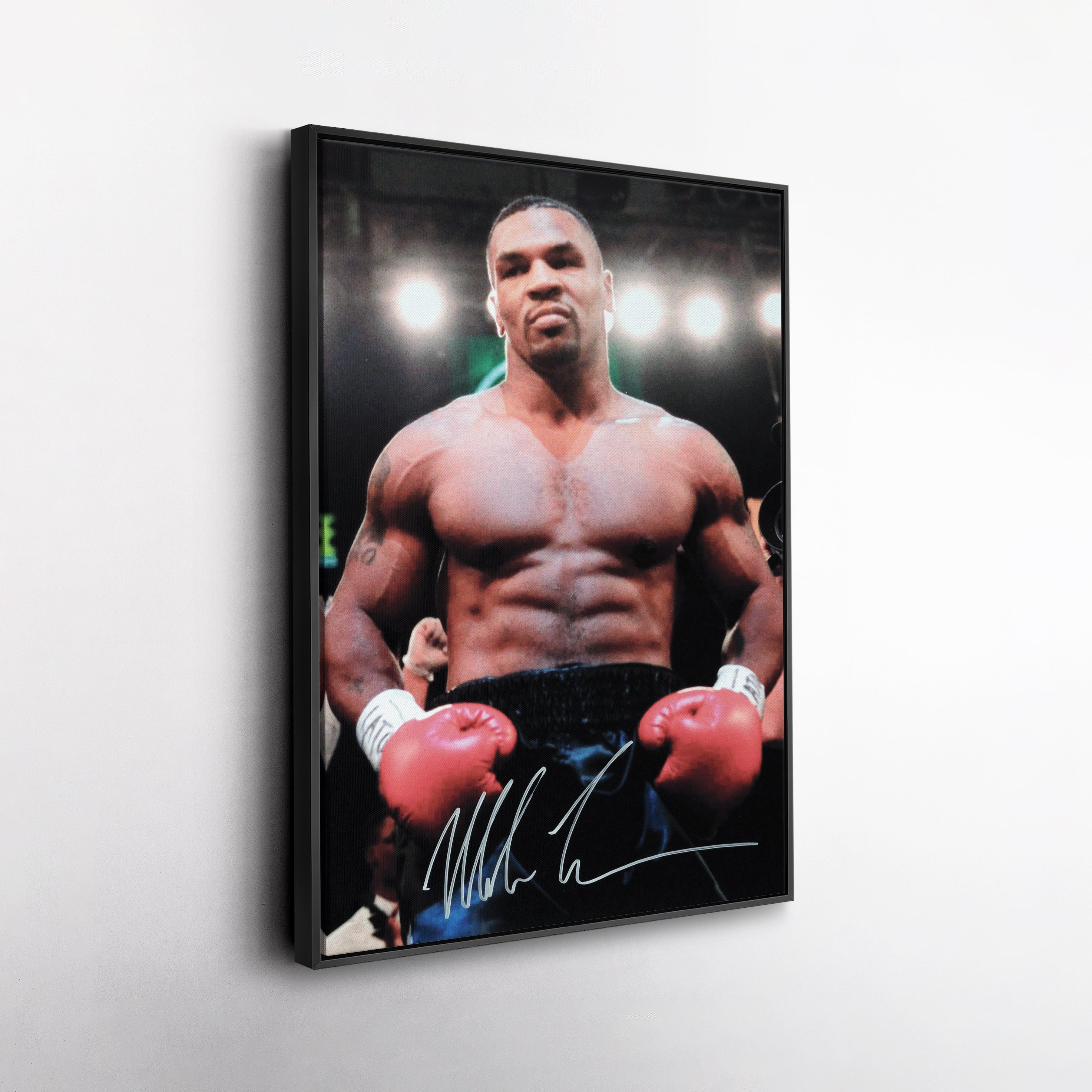 Mike Tyson Autograph Canvas – Boxing Wall Art Decor