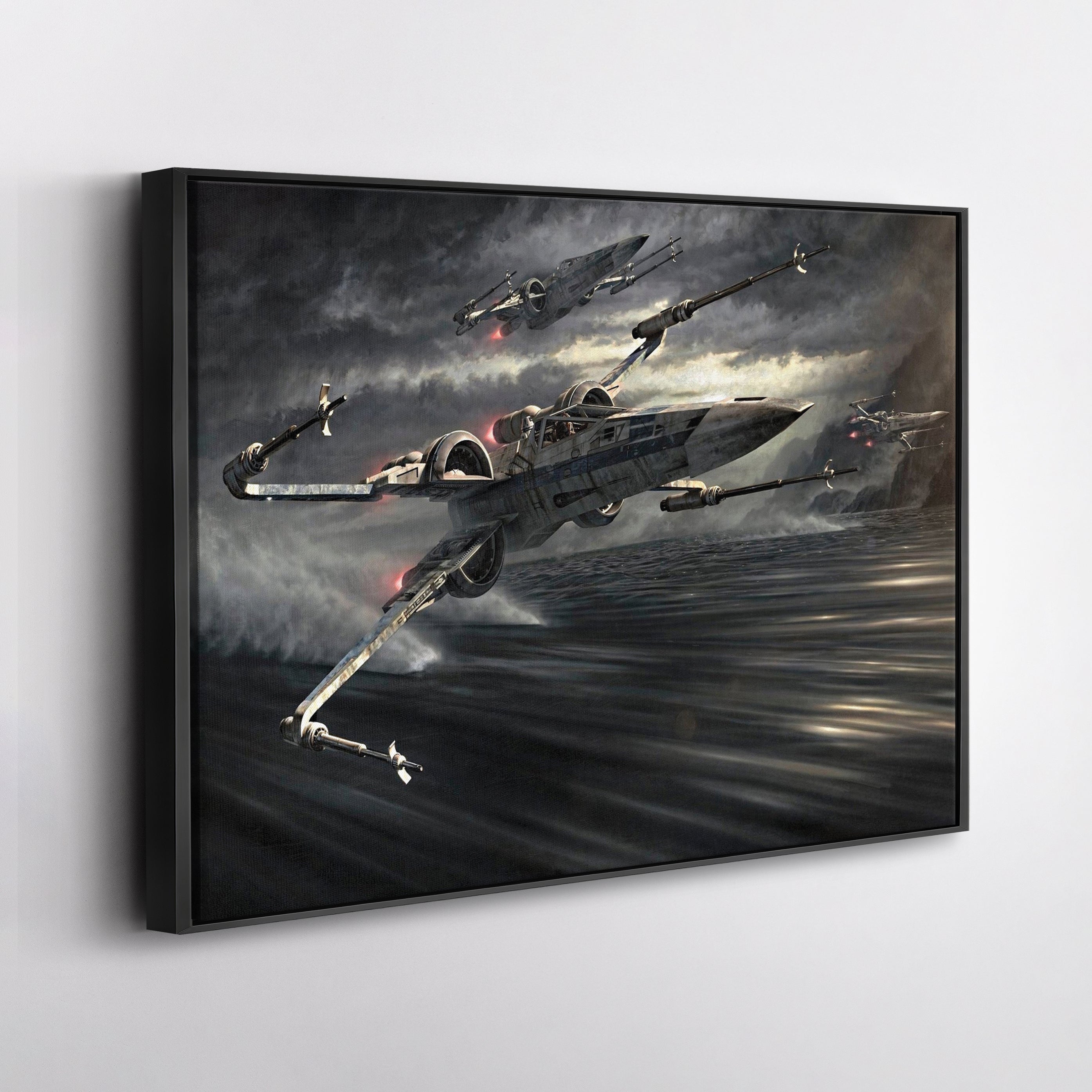 Star Wars Episode The Force Awakens X-Wing Canvas Art - Movie Decor