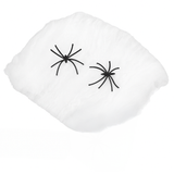 Spider Web with 100 Fake Spiders