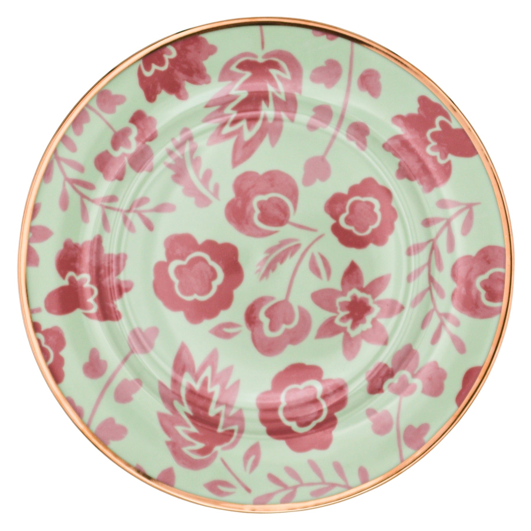 Pistachio & Lychee Leaf Dinner Plate - Set of 4