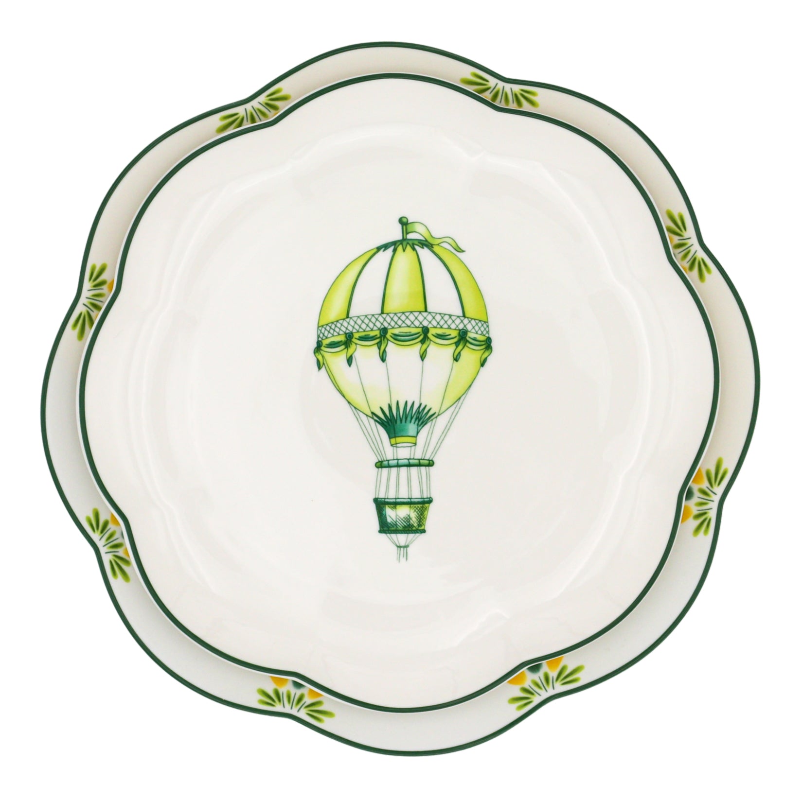 Valensole Lavender Scalloped Dinner Plate - Case of 12 Plates