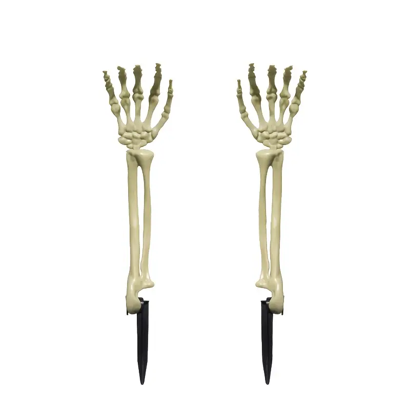 6pcs Halloween Skeleton Hand Garden Stakes Decoration